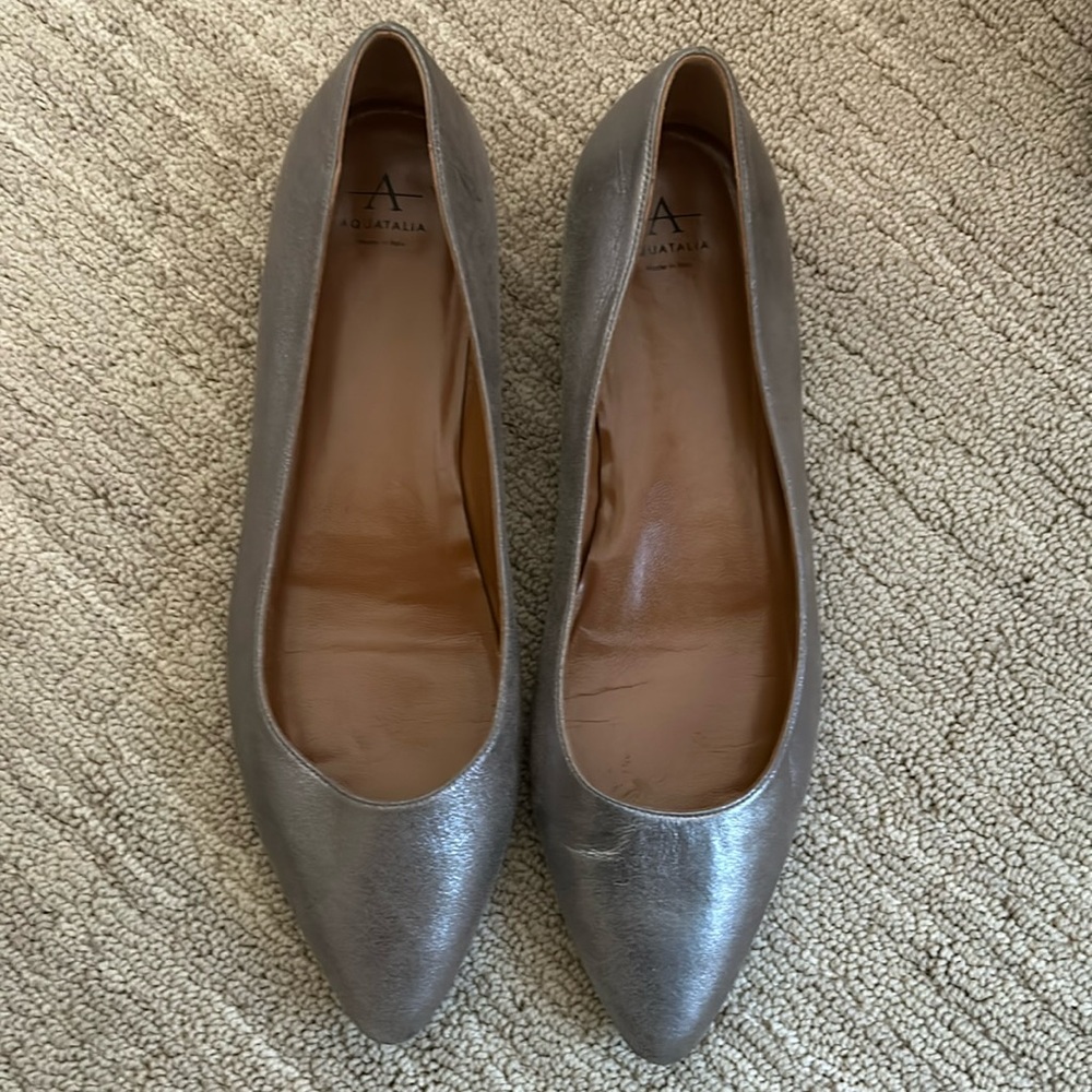 Aquatalia Pointed Toe Flats - size 10
